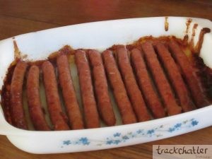 oven baked sausages